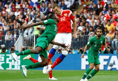 المنتخب السعودي ينهار ويخسر بخماسية أمام روسيا