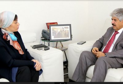 الدكتور مصطفى السيد يستقبل النائبة رؤى الحايكي