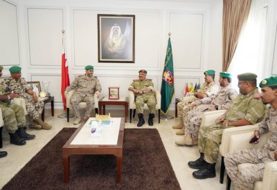 معالي مدير أركان الحرس الوطني يستقبل قائد قوات درع الجزيرة المشتركة