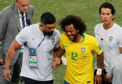 "سرير روسي" أخرج البرازيلي مارسيلو باكياً أمام صربيا