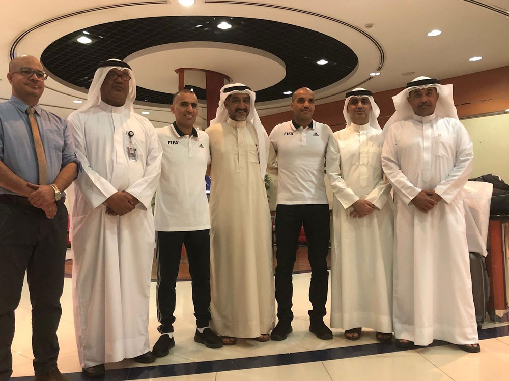 الحكمان شكرالله وتلفت يغادران إلى روسيا لإدارة كأس العالم 2018