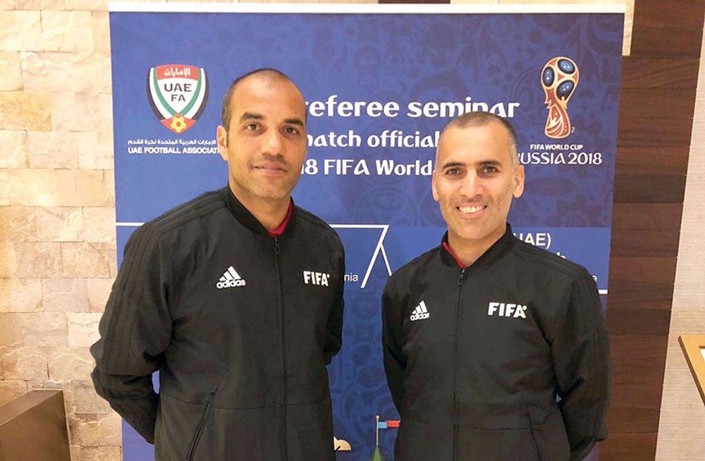 طاقمنا يدير مباراة بنما وتونس في المونديال