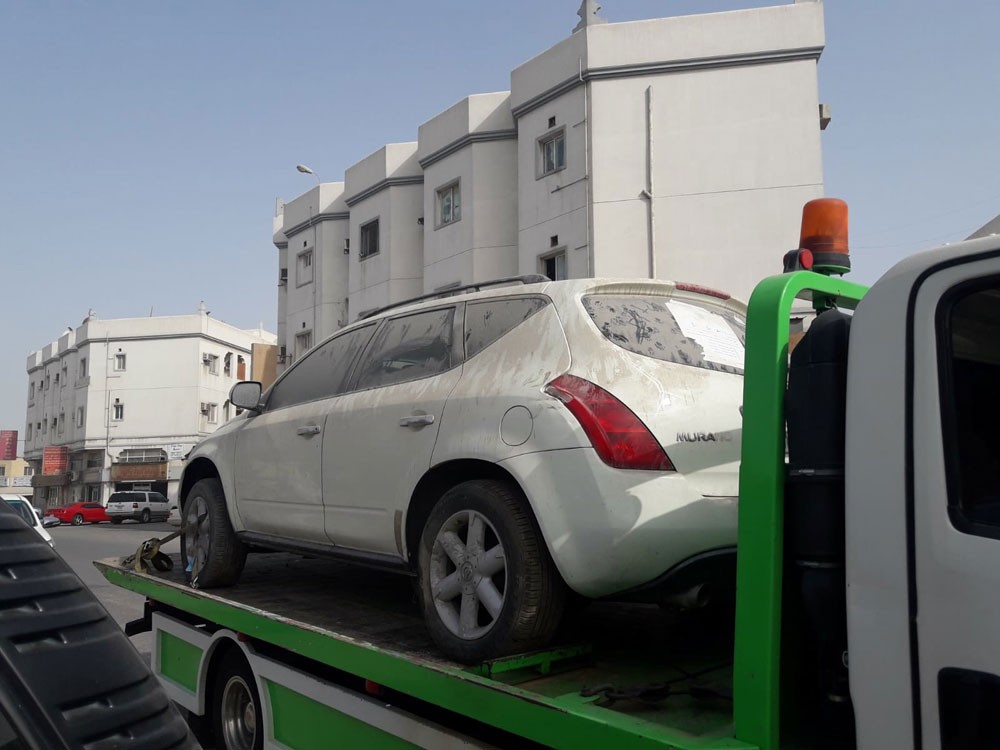 الشمالية تزيل (٤٣) سيارة خربة خلال ٣ أيام 