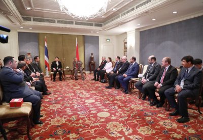 وزير الصناعة والتجارة والسياحة ونظيره التايلندي يلتقيان بالقطاع الخاص التايلندي والبحريني بالعاصمة بانكوك