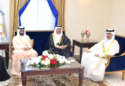 سمو محافظ الجنوبية يستقبل رئيس جمعية الأعمال والصداقة البحرينية اليابانية