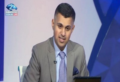 حسن الصددي يشارك بتحليل سباقات الخيل على قناة دبي ريسنغ
