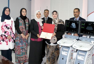 الصحة تتسلم تبرعاً بجهازين للتصوير بالموجات فوق الصوتية من شركة البحرين للسينما