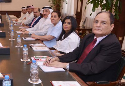 حميدان يلتقي رئيس المجلس التنفيذي للاتحاد الحر لنقابات عمال البحرين