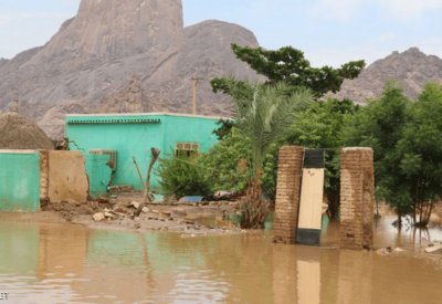 فيضانات السودان تقتل امرأة.. وتدمر عشرات المنازل