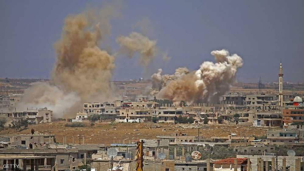 مقتل 60 مدنيا في غارات على درعا السورية