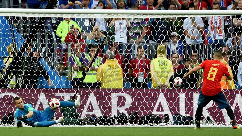 روسيا تدق آخر مسمار في نعش إسبانيا وتقصيها من المونديال
