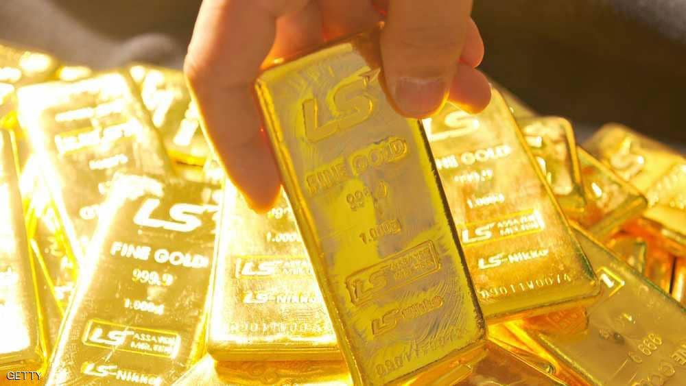 هبوط في أسعار الذهب مع صعود الدولار  ​