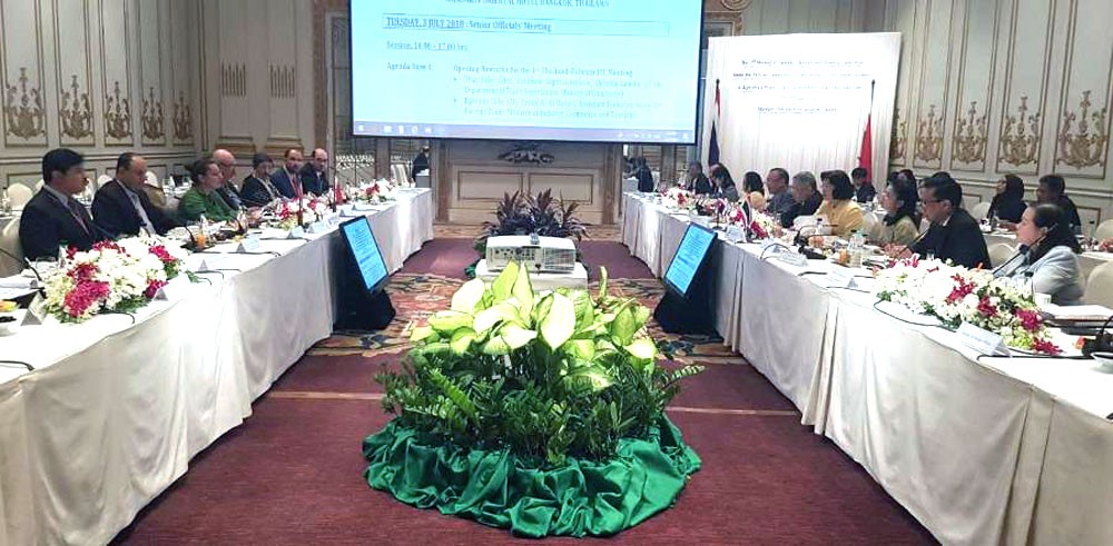 الوكيل المساعد للتجارية الخارجية تجتمع بمدير المفاوضات التجارية التايلندية
