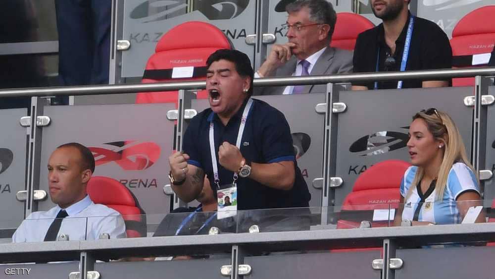 مارادونا : سرقة ضخمة في مباراة إنجلترا وكولومبيا