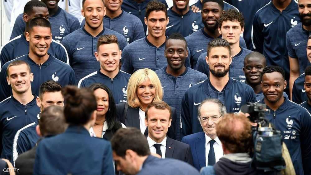 ماكرون يفي بوعده في نصف نهائي المونديال