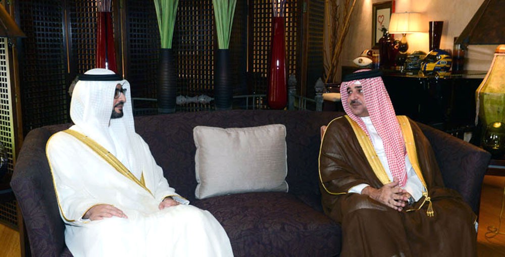 سمو ممثل الملك يستقبل سفير الامارات