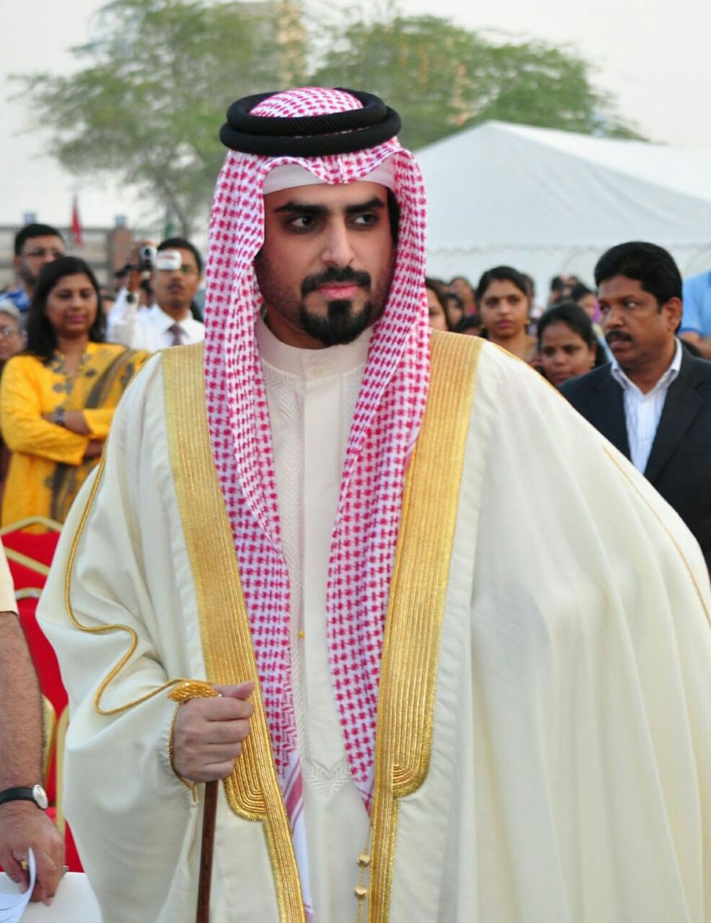 الشيخ عبدالله بن خالد يهنئ سمو الشيخ خالد بن حمد بإنجاز قوى غرب آسيا 