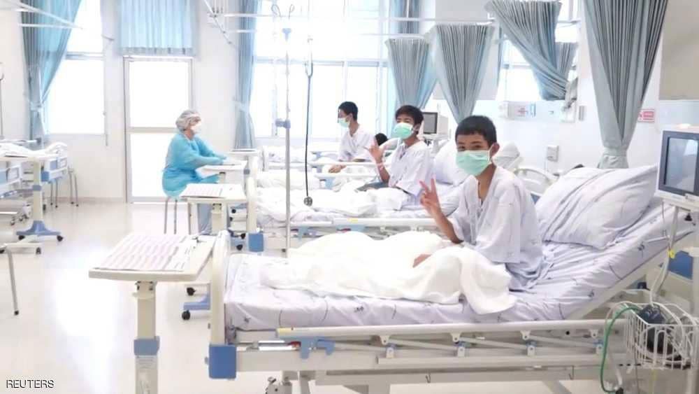 كشف موعد خروج "صبية الكهف" من المستشفى