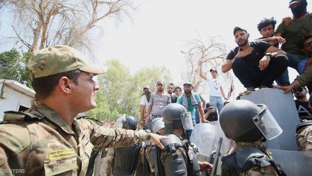 الأمن العراقي يقمع الاحتجاجات قرب حقل الزبير النفطي