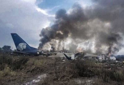المكسيك : لا قتلى في تحطم طائرة الركاب المكسيكية