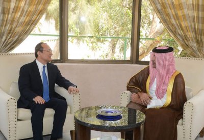 سمو الممثل الشخصي لجلالة الملك يستقبل السفير الصيني