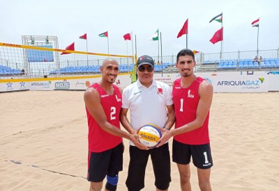 منتخب شواطيء الطائرة يخطف فضية العرب
