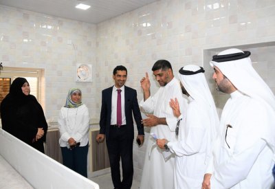 الوكيل المساعد للخدمات البلدية يقوم بجولة تفقدية لمنازل "مشروع الترميم"