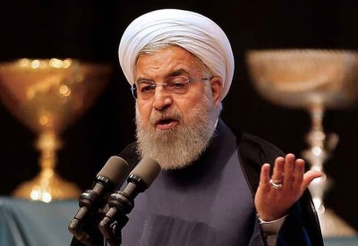 رئيس إيران يستنجد بالأوروبيين لإنقاذ نظامه من عقوبات أميركا