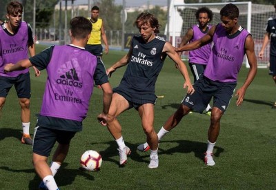 مودريتش يعود إلى تدريبات الريال.. وإنتر ميلان يترقب
