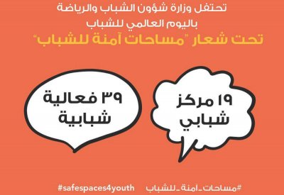 وزارة الشباب تنظم 39 فعالية متنوعة في المراكز الشبابية