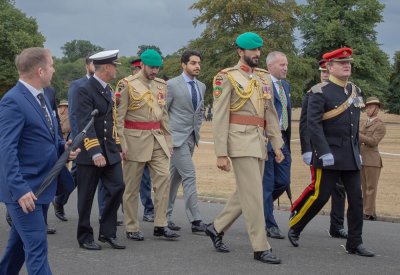 سمو الشيخ ناصر وسمو الشيخ خالد بن حمد يزوران أكاديمية ساند هيرست العسكرية