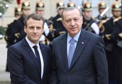 وسط توتر مع أميركا.. أردوغان وماكرون يؤكدان على التعاون