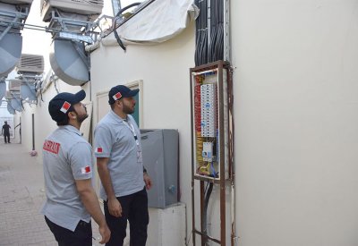اللجنة الأمنية تباشر زياراتها التفقدية لمخيمات مملكة البحرين بمشعري منى وعرفة