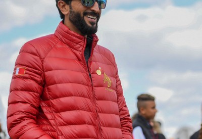 ناصر بن حمد يشيد بفوز "بنت حوار" في سباق أمريكا للفروسية