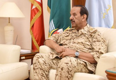 صاحب المعالي القائد العام لقوة دفاع البحرين يستقبل سمو رئيس الحرس الوطني