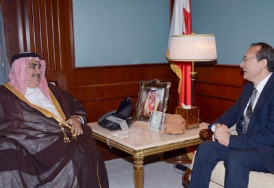 معالي وزير الخارجية يستقبل سفير جمهورية الصين الشعبية لدى البحرين