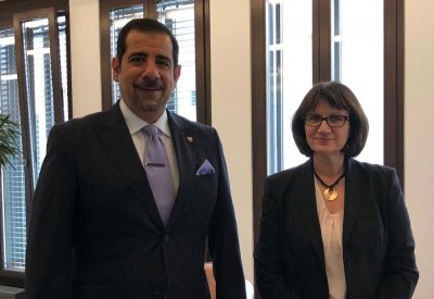 رئيسة المساواة بوزارة الأسرة بألمانيا تستقبل سفير البحرين في برلين 