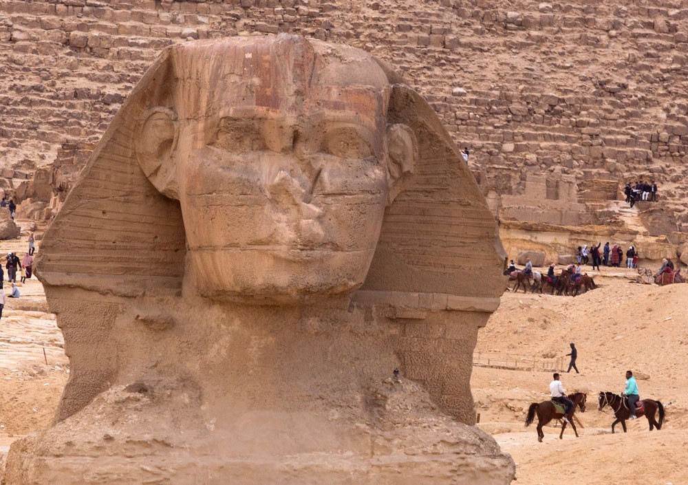 "أبو الهول" جديد يظهر في مصر
