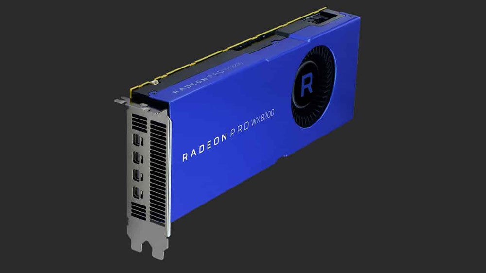 AMD تكشف عن بطاقة الرسوميات القوية Radeon Pro WX 8200