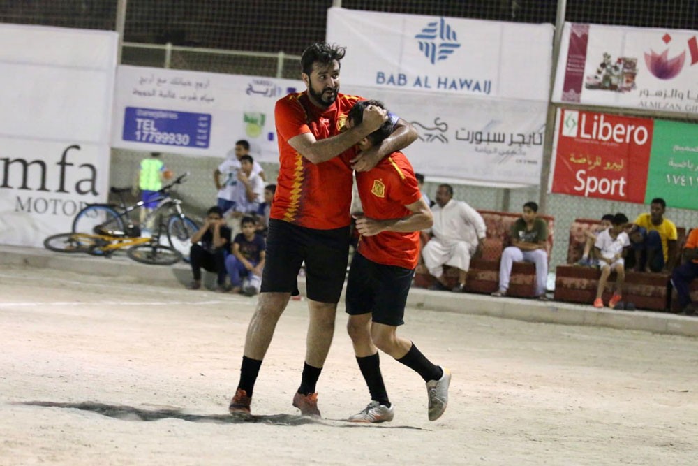 "الوسطى" و"أمين النواب" إلى رباعي بطولة الوطن بسماهيج