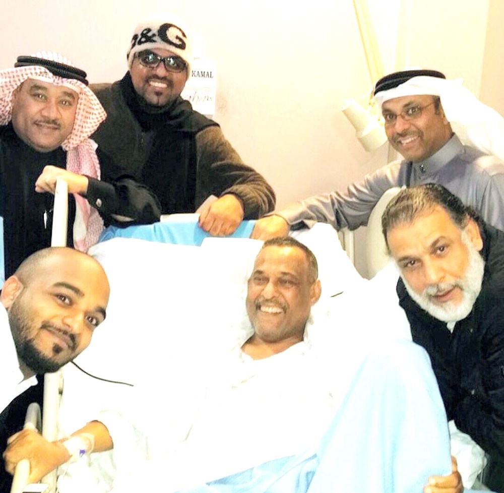 الفنان الكبير إبراهيم بحر يجري عملية زراعة كلى ناجحة​