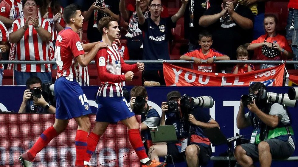 هدف غريزمان.. أتليتكو مدريد يحقق فوزه الأول بصعوبة