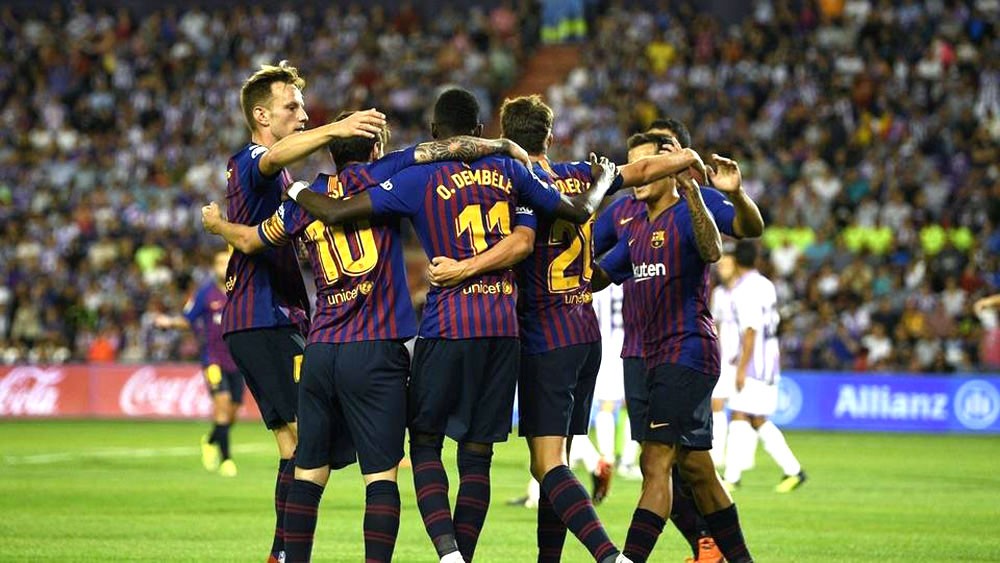 "الفيديو" ينقذ برشلونة من خسارة نقطتين أمام بلد الوليد