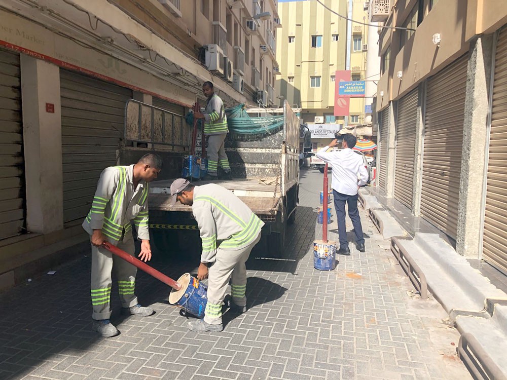 أمانة العاصمة تزيل 2068 اشغال طريق خلال سبعة أشهر