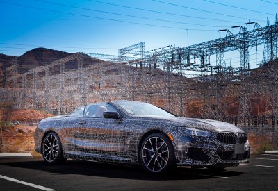 الطراز الأولي من BMW الفئة الثامنة المكشوفة يخضع للاختبار في "وادي الموت"