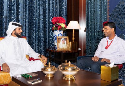 ناصر بن حمد للبحار جعفر: شمائل أهل البحرين تجسدت فيـك