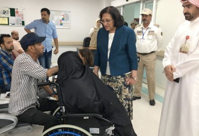 وزيرة الصحة تتفقد قسم الطوارئ بمجمع السلمانية الطبي
