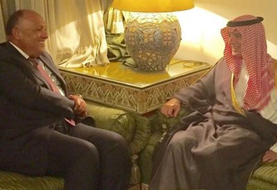 تنسيق سعودي مصري لمواجهة التدخل الخارجي بالمنطقة