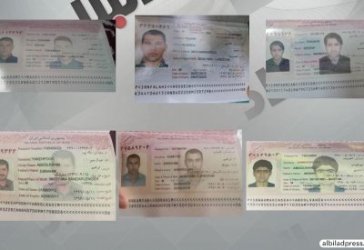 الداخلية تنشر صورا لهويات الإيرانيين المقبوض عليهم بعد دخولهم البحرين 