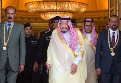 الملك سلمان يرعى اتفاقية السلام بين إريتريا وإثيوبيا